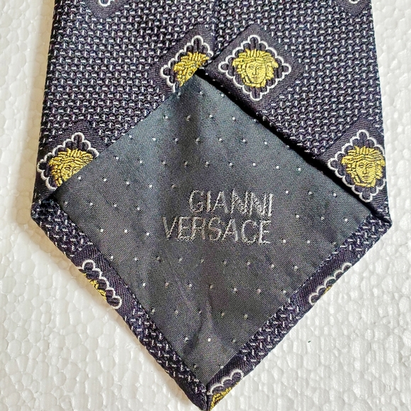 Vintage Gianni Versace Mens Tie - Picture 7 of 12